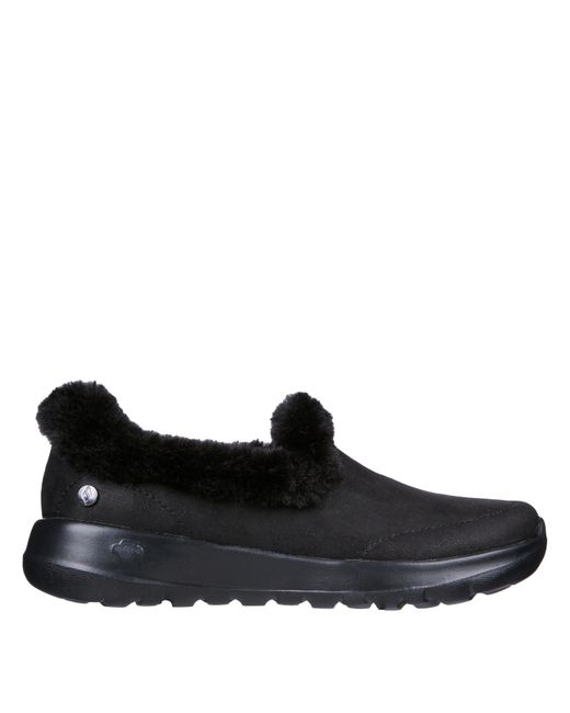 Skechers Black Slip On Trainers