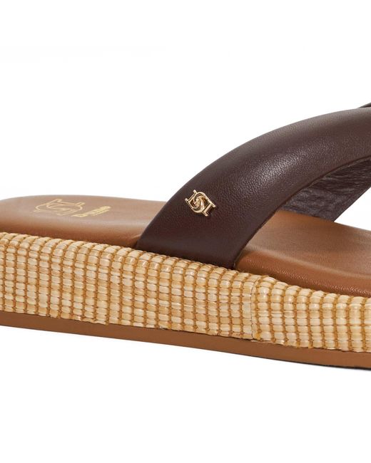 Dune Brown Laike Heeled Sandal