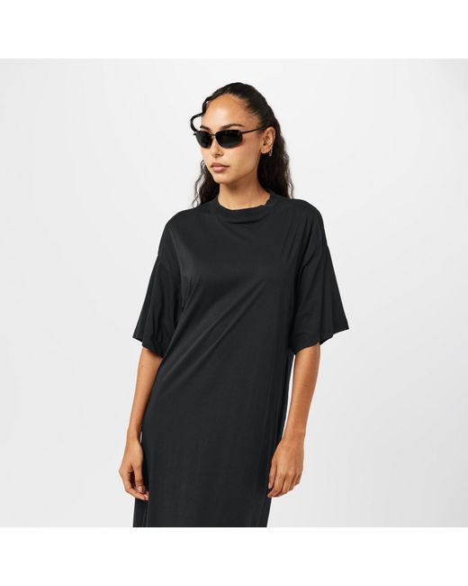 Balenciaga Black Bal Cocoon Long Maxi Dress