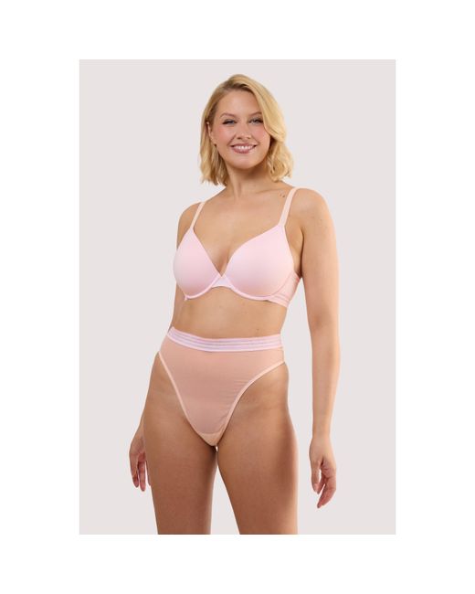 Playful Promises Pink Icon Blush High Waist Thong