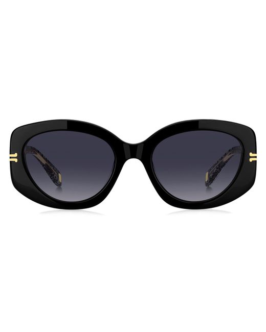 Marc Jacobs Black Round Sunglasses