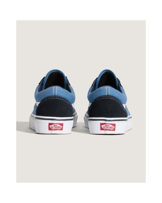Vans Blue Old Skool Canvas Low Top for men