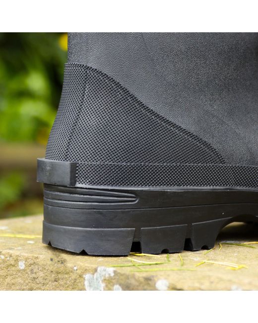 Brogini Black Hawkswick Neoprene Mucking-Out Welly for men