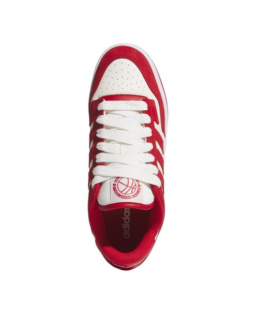Adidas Red Rapid Court Low Trainers for men