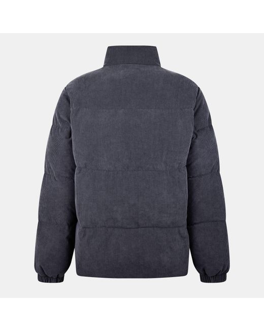 Jack Wills Blue Corduroy Short Puffer Jacket for men