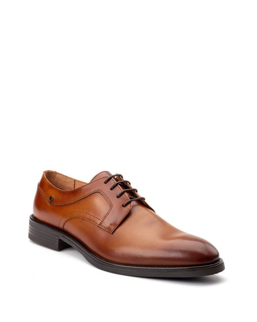 Base London Brown Sleeve Lace Up Shoe for men