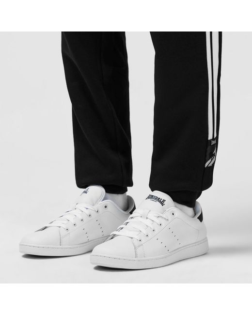 Lonsdale White Leyton Leather Trainers for men
