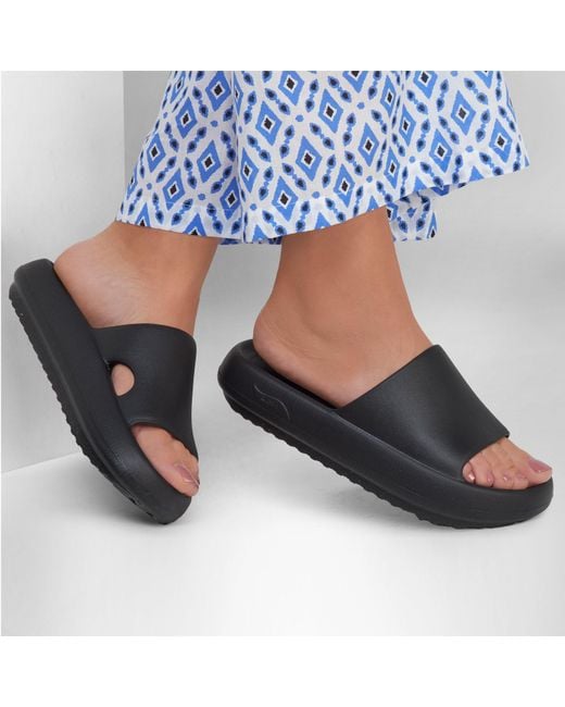 Skechers Black Arch Fit Horizon Slider Slippers