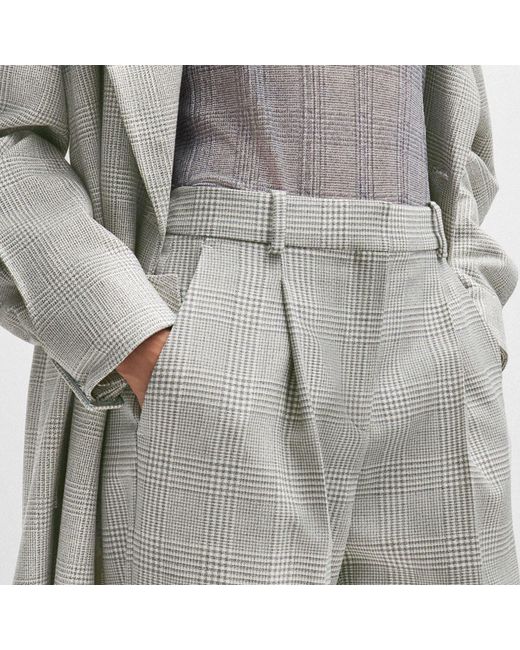 Boss Gray Tanity 10260288 01 Straight Leg Trousers