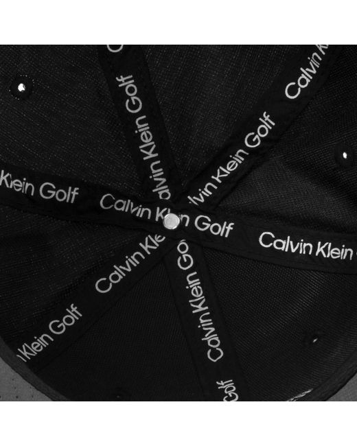 Calvin Klein Black Golf Cap for men