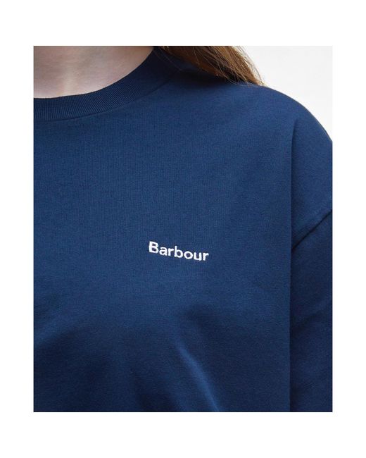 Barbour Blue Jema Oversized T-Shirt