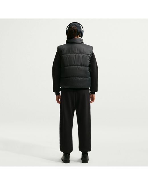 Nike Black Sportswear Phoenix Fleece High-Waisted Oversized Tracksuit Bottoms