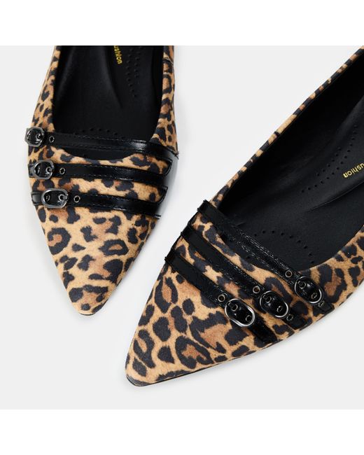 Clarks Brown Sensa15 Strap Ballet Pumps