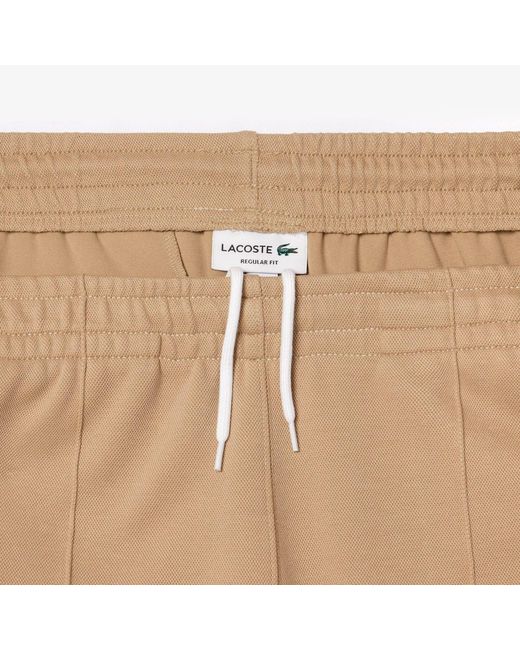 Lacoste Natural Regular Fit Piqué Sweatpants for men
