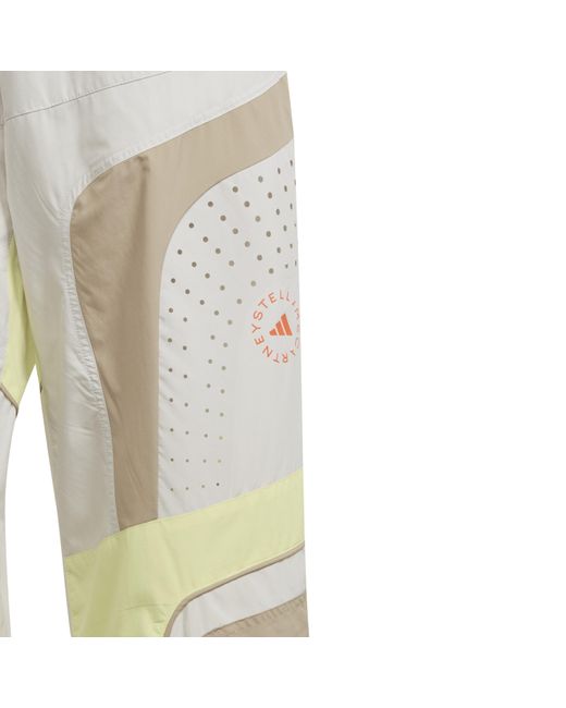 Adidas White Closed Hem Woven Tracksuit Joggers