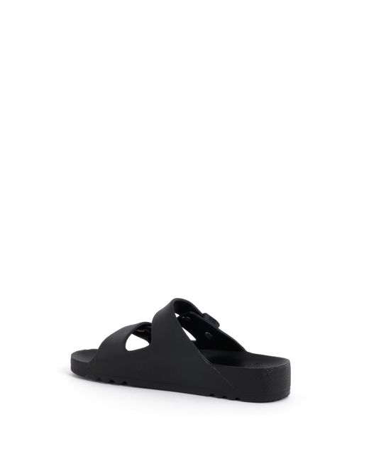 Scholl Black Bahia Flat Sandals