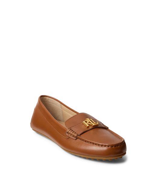 Ralph Lauren Brown Barnsbury Driver Shoe