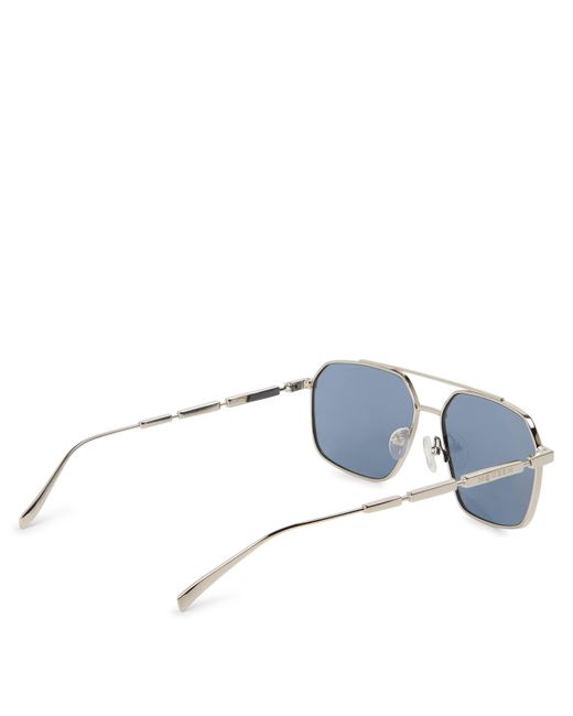 McQueen Blue Am0477S Aviator Sunglasses for men