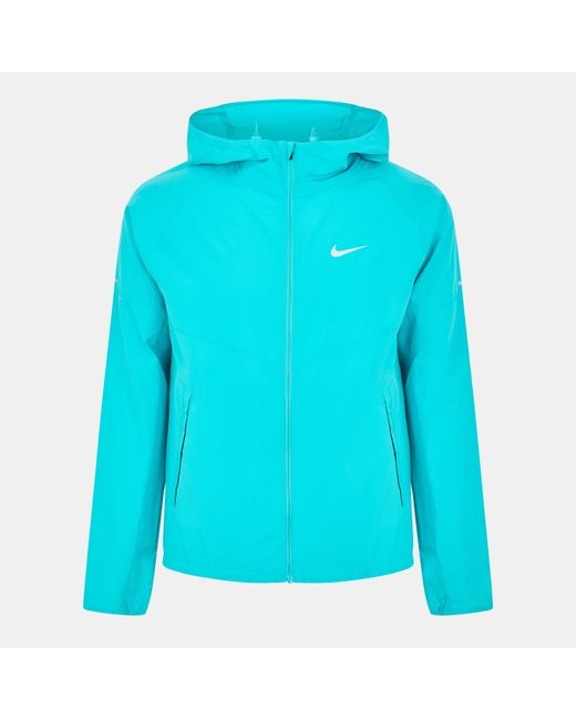Nike Blue Miler Repel Running Jacket for men