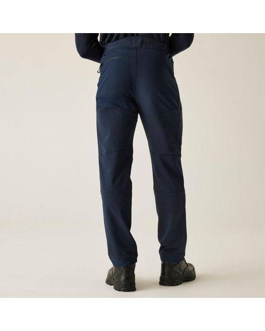 Regatta Blue Prolite Softshell Stretch Trousers for men