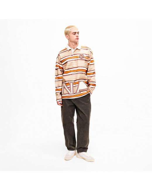 Napapijri Multicolor X Pdf Long Sleeve Rugby Shirt for men