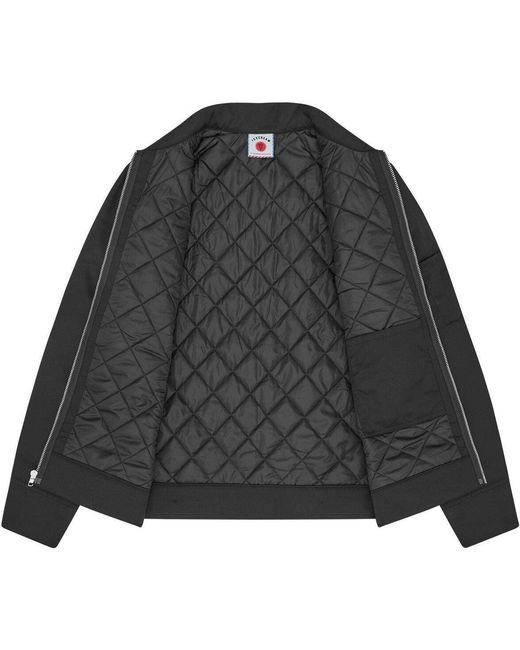 ICECREAM Black Work Harrington Jacket for men