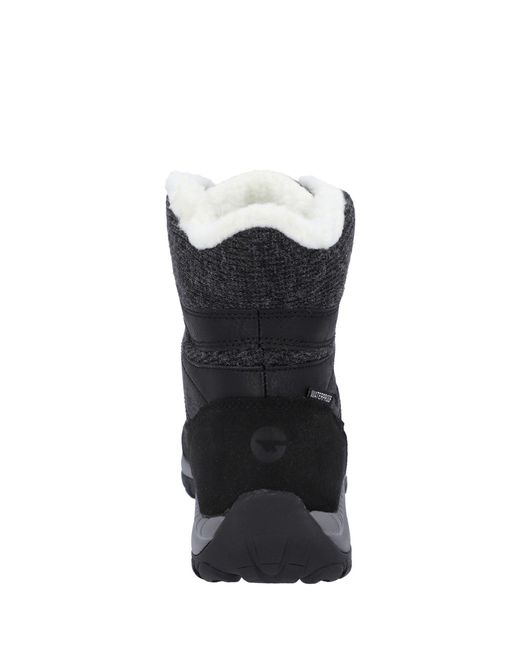 Hi-tec Black Riva Mid Boots