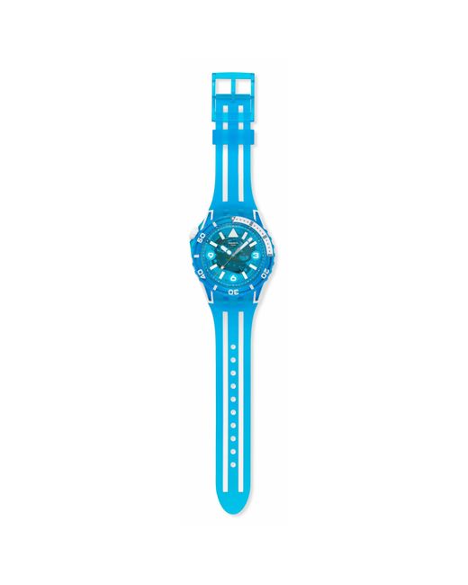 Swatch Blue Scubaqua Water Resistant Analogue Quartz Watch