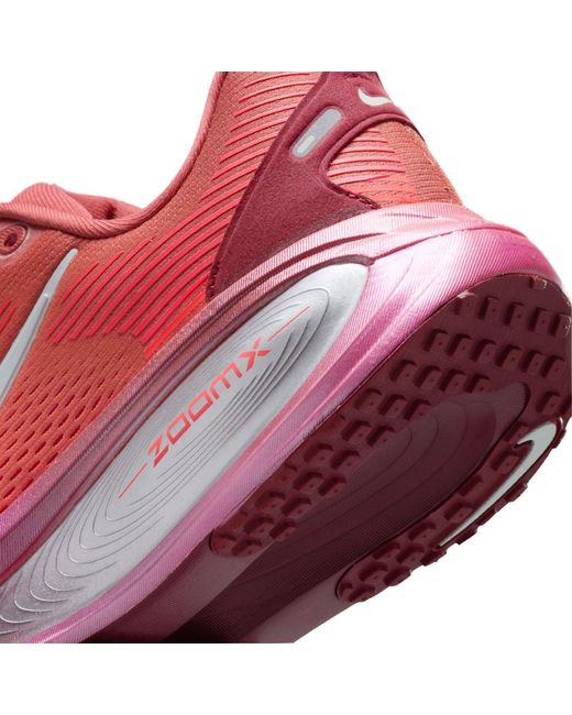 Nike Red Vomero 18 Road Running Shoes