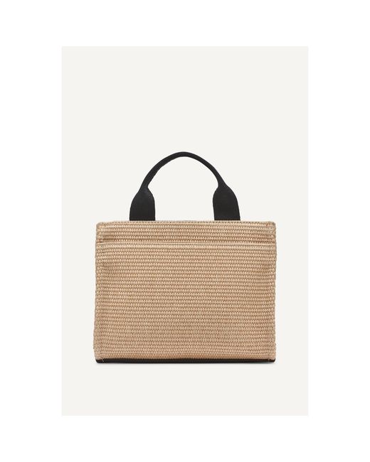 DKNY Metallic Straw Bag
