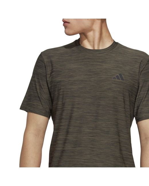 Adidas Green Train Essentials Stretch Training T-Shirt for men