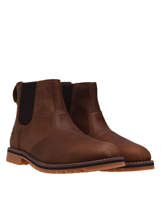 Timberland Brown Larchmont Chelsea Boots for men