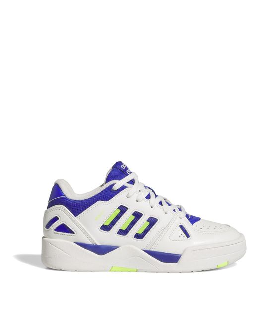 Adidas Blue Midcity Low Shoes for men