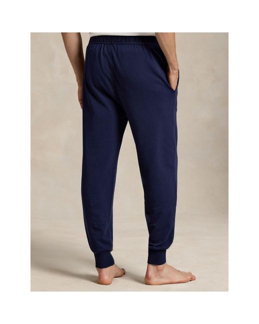 Polo Ralph Lauren Blue Lounge Zip Hoodie for men