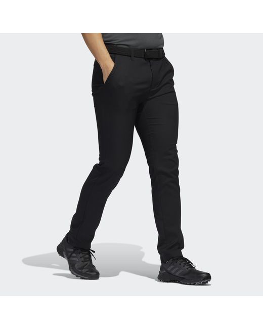 Adidas Black Ult365 Tapered Golf Trousers for men