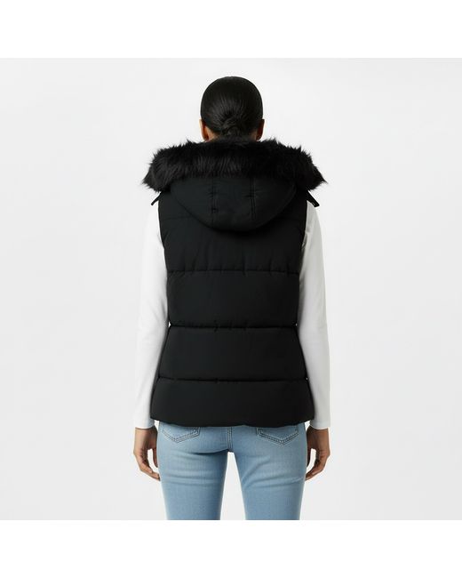 Jack Wills Black Willow Heritage Puffer Gilet