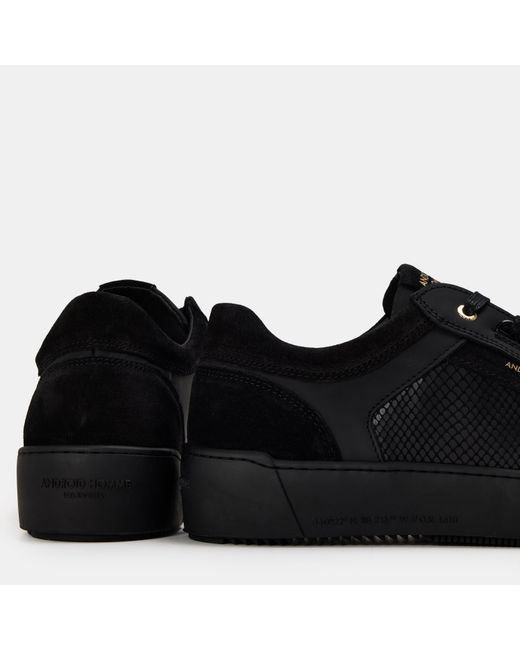 Android Homme Black Venice Low-Top Trainers for men