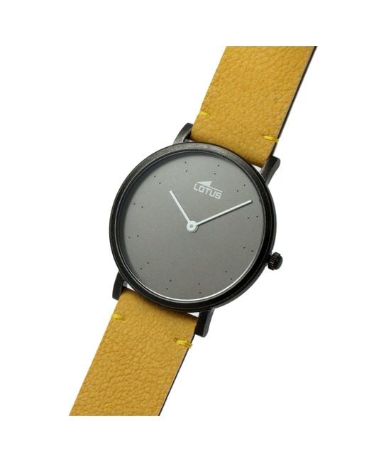 Lotus Gray Stainless Steel Sports Analogue Quartz Watch