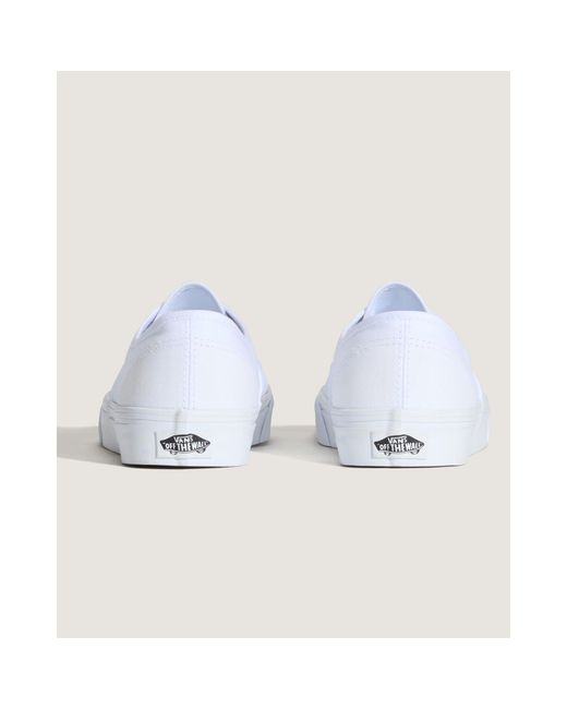 Vans White Authentic Canvas Trainers for men