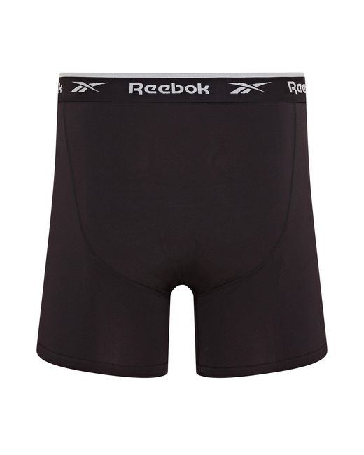 Reebok Gray 3 Pack Performance Boxer Shorts for men