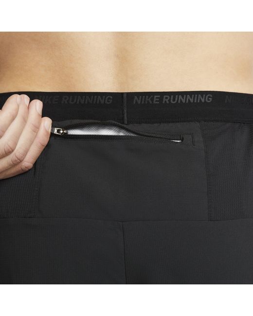 Nike Black Stride 7In Short for men