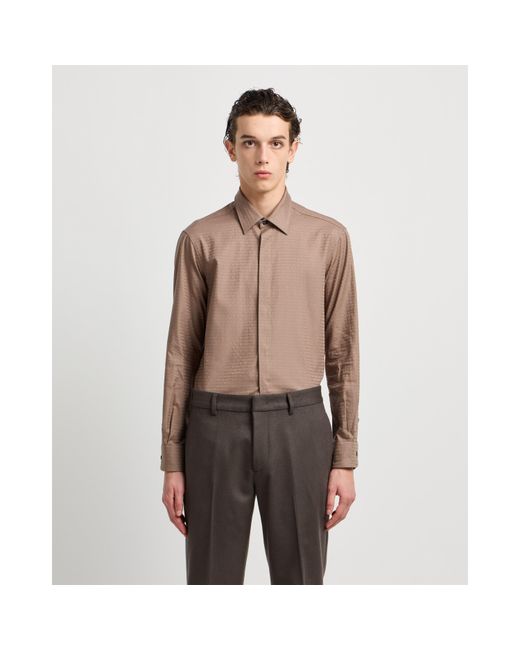Emporio Armani Multicolor Long Sleeve Patterned Shirt for men