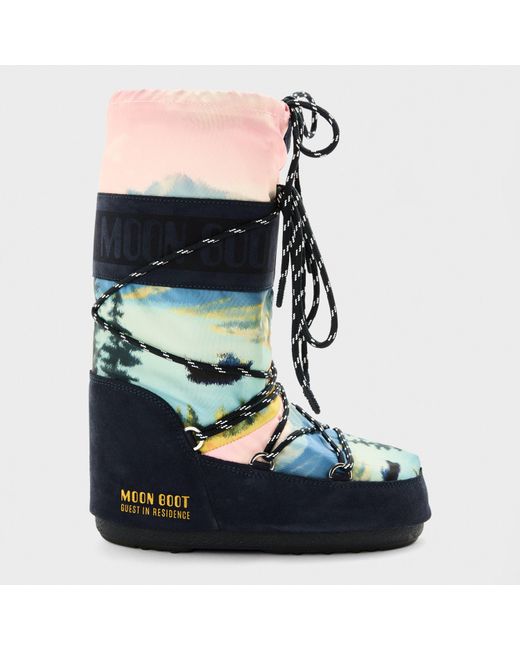 Moon Boot Blue Mn Bt X Gir Postcard Ld61