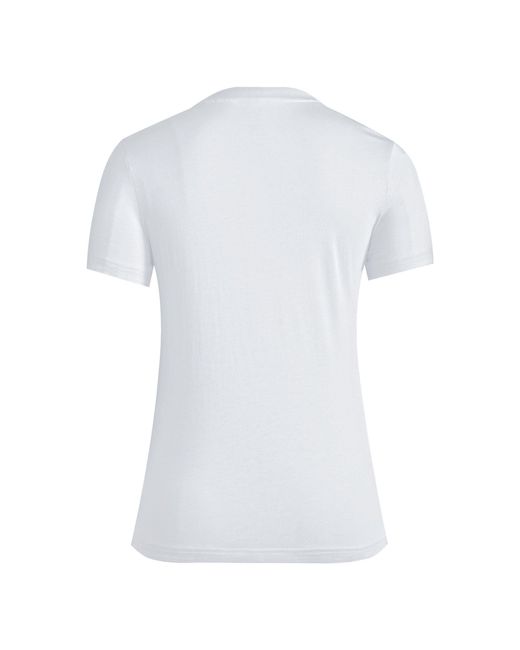 Adidas White Essentials Logo T-Shirt
