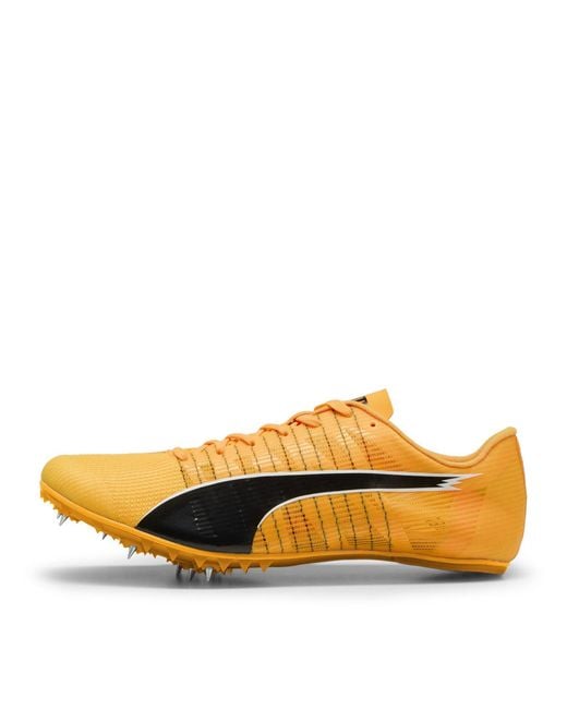 PUMA Yellow Evospeed Future 6 Track Running Spikes for men