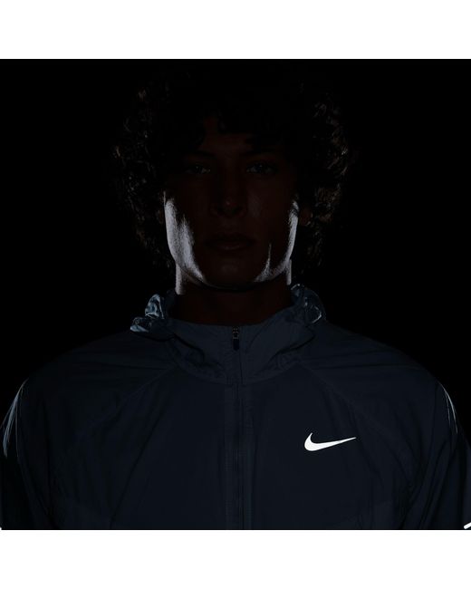 Nike Blue Stride Repel Uv Running Jacket for men
