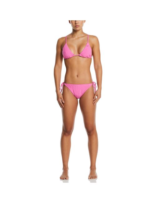 Nike Pink Retro Flow Tie String Bikini Bottom