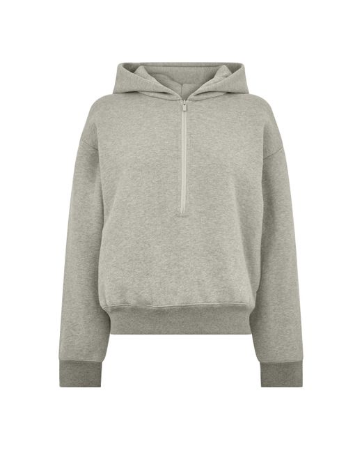 Fear Of God Gray Fge Half Zip Hdy Ld61