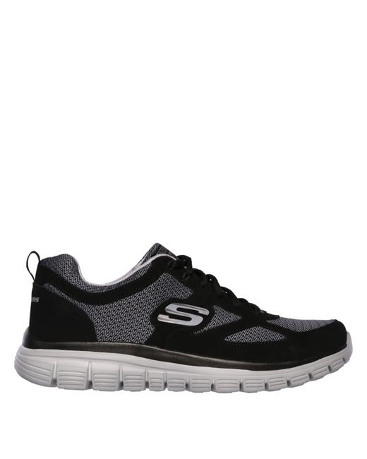 Skechers Black Flex Burns Agoura Trainers for men