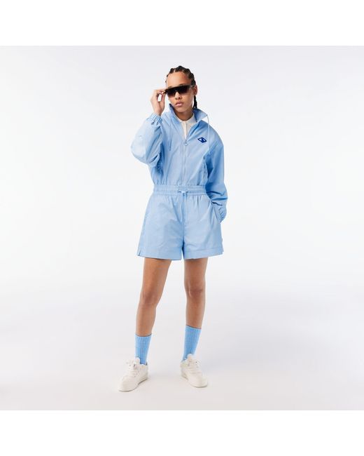 Lacoste Blue Bermuda Fleece Jogger Shorts